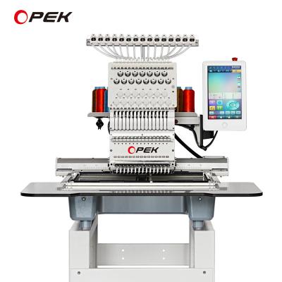 China Language 14 Languages Support OPEK Single Head Computerized Embroidery Machine for Home for sale