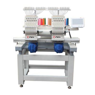 Chine Machine à broderie à barudan à 2 têtes certifiée ISO/CE/ETL avec une surface de broderie de 400*450 à vendre