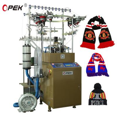 China Opek Seamless Knitting Hat and Beanie Machine with Fully Computerized Control System for sale