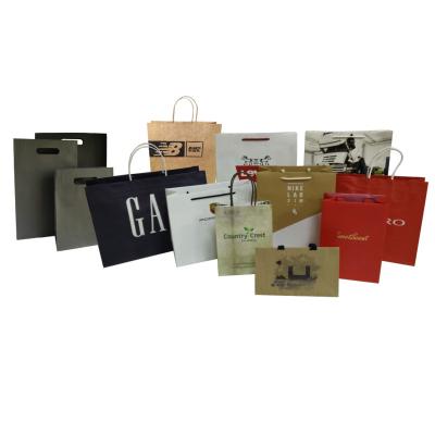 China Eco Friendly / Recyclable Kraft Paper Gift Bag for sale