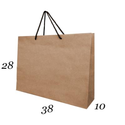 China Stock Recyclable Kraft Paper Bag Paper Sack Kraft Paper Bag With Twisted Handle For Togo Take Out Handler Made In Taiwan for sale