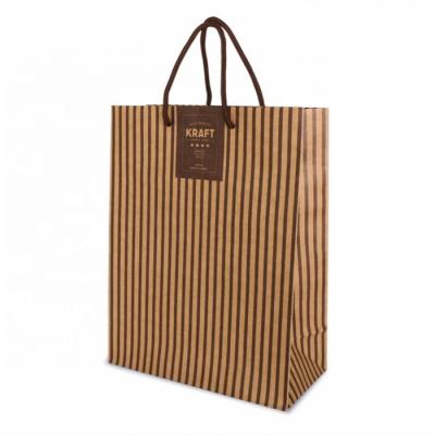 China Recycled materials wholesale packaging food paper bag with logo for sale