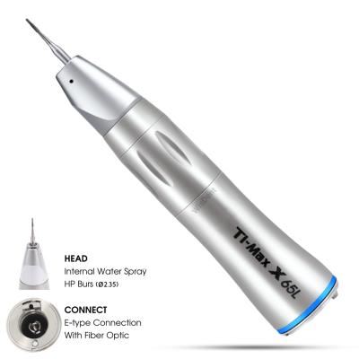 China Clinic Stainless Steel Nose Instrument Surgical Low Speed ​​Internal Dental Straight Hand Piece Waterjet Dental Handpiece Sale Price for sale