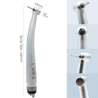 China Dental Surgical OEM Logo Tooth Whitening Products 1.58-1.6mm Handpiece MINI Head Air Turbine High Gear Push Button Children's Handpiece for sale