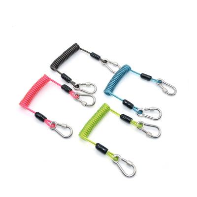 China For hanging tools High Quality safety release stainless steel cable tool lanyard for safety for sale