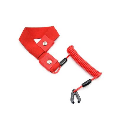 China Free Cutting Steel Universal Boat Outboard Lanyard Engine Motor Kill Urgent Stop Switch/Safety Lanyard Tether Cord for Yamaha for sale