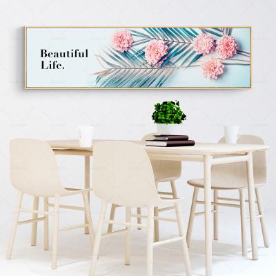 China International Organization for Standardization Art Oil Paint Modular Modern Canvas Painting Rose Flower Pictures Canvas Prints Art Decorative Poster For Living Room With Frame for sale