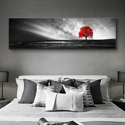 China International Organization for Standardization Printed Natural Landscape Artwork Tree Canvas Painting Painting for sale