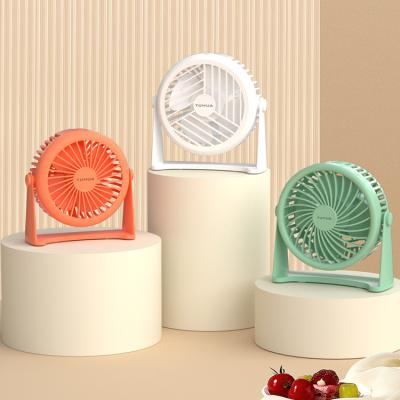 China Handheld portable desktop mini 18650 desktop fan usb table fan rechargeable lithium battery table fan for sale