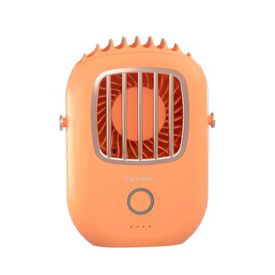 China Multifunctional Fans Mini Portable Pocket Power Bank USB Charging Rechargeable Neck Fan for sale