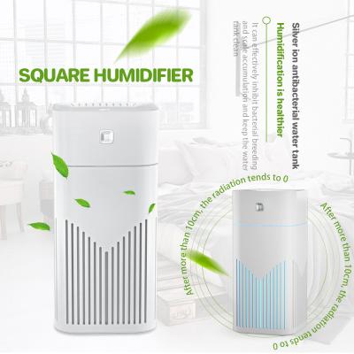 China Amazon Hot Sales Car Dormitory Room Bases Ultrasonic Humidifiers Air Cool Mist Humidifier For Bedroom for sale