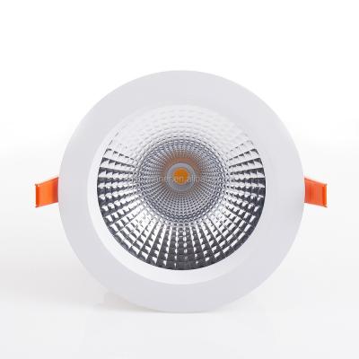 China Good quality 12w 18w aluminum round recessed led ceiling downlight for sale