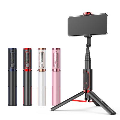 China High Quality Universal Mobile Mini Selfie Stick M18 Tripod With BT Wireless Remote For IOS Android Phnoe Gopro Camera for sale