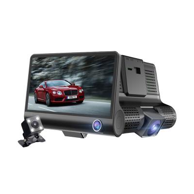 China G-sensor Car Dash Camera T319 With Three Lens Reverse Camera For Car 1080P 170 Degree Dash Cam for sale