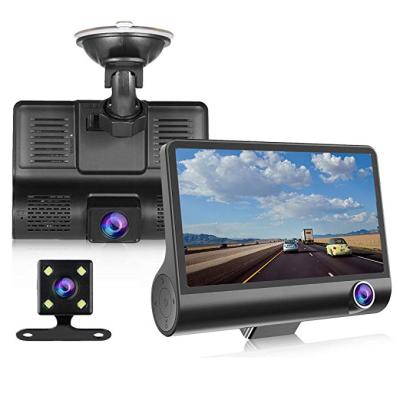 China NIGHT VISION Car Camera Dash Cam T319 170 Degree Three Lens Car Camera 1080p With Car Rear Camera for sale