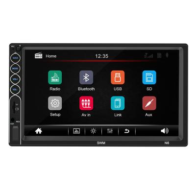 China BT+Radio+AUX Car Player N6 7' Universal support BT /FM /AUX etc. 2 Inch Touch Screen Din HD Car DVD Player. for sale