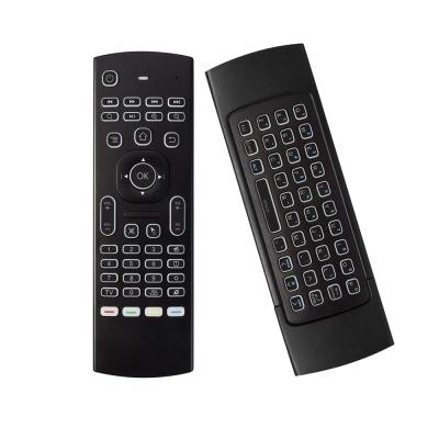 China Backlight MX3 Wireless Mini Keyboard Wireless Remote Control Air Remote Mouse For Smart TV for sale