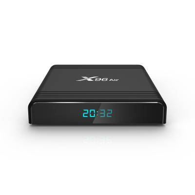 China Hot Selling HD TV Air X96 Android 9.0 TV Box S905x3 2 4GB+16/32/64GB with 2.4g/5g wifi BT 4.0 for sale