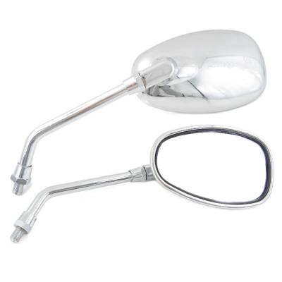 China ABS & Rod Universal Chrome Steel Motorcycle E-Marked Rear View Mirror for sale