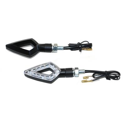 China Universal 12V E-Mark Certification Motorcycle Led Turn Signal Light Fashional Winker Turn Signal Light for sale