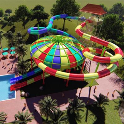 China Water amusement park new design super cyclone water slide water slides full of fun manufacturers in china for sale