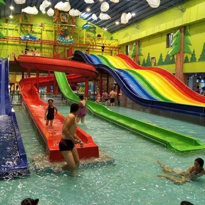 China Most popular theme water park design rainbow water slide pool slide manufacturers new in china for sale