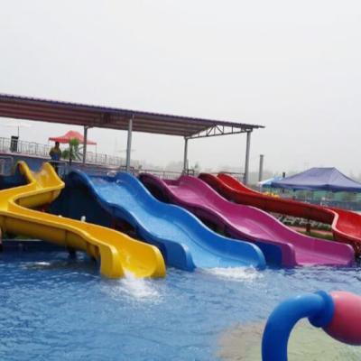 China Fiberglass Hillside Water Slide Fun Bouncy Water Slides wholesale+great for sale