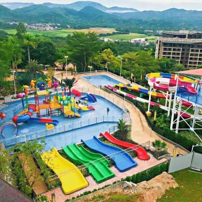 China Guangzhou fiberglass well water town house factory used commercial water slide, water play equipments for sale for sale