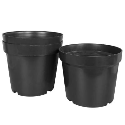 China BUMPER-RESISTANT BEES cheap flower pots international flower balcony nursery plastic wholesale flowerpot for sale