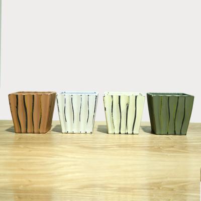 China Factory Wholesale Artificial Retro BUMPER-RESISTANT Large Pot Durable Plastic Indoor Home Flower Pots for sale