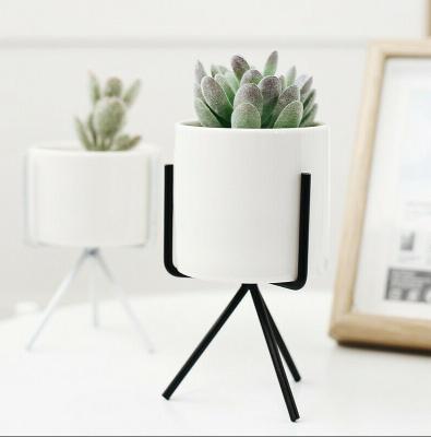 China Eco-friendly Indoor Home Garden Flower Shelf Decoration BEE Flower Pot Plant Pots Plant Pots Plastic White Flower Stand for sale