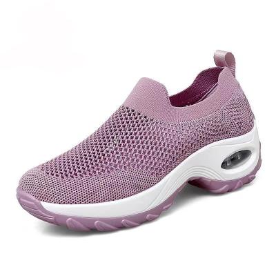 China Fashion Trend Wholesale Price Lightweight Slip On Walking Stylish Comfortable Hard-Wearing Breathable women Casual Shoes for sale