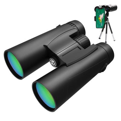 China Wholesale Waterproof 12x24 Binoculars With Tripod Black Mirror Bag Soft Green Customized Lanyard Shooting Telescope 12*24 for sale