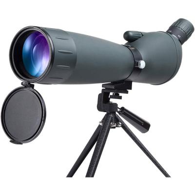 China 25-75x75 Travel Hunting Bird Watching Spotting Scope with Tripod Bag Phone Carrying Adapter Waterproof Metal Base BAK4 Fished Scope Optics Zoom Monocular for sale