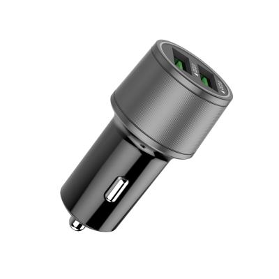 China UniversalÂ   Quick Type C Car Charger18W Output Power & 3.0 Quick Car Charging Adapter - Gray for sale