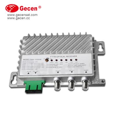 China FTTH Gecen CATV FTTB FTTH Optical Receiver With High Output WDM Level ORB-1032W for sale