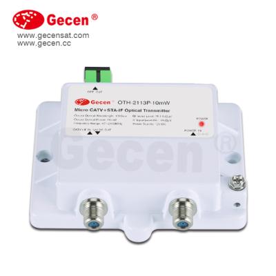 China FTTH Gecen CATV SAT SI Single Mode Micro Optical Transmitter for sale