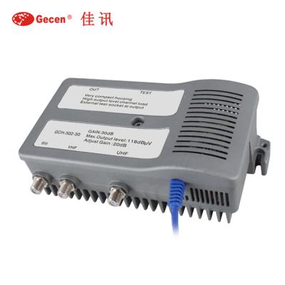 China Metal Housing CATV Amplifier 30dB TV Signal Booster Household CATV Signal Amplifier for sale