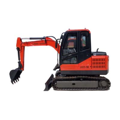 China Voting Ton Micro Excavator Wheel Excavator Machine Price Loongsheen LX12-9B for Hotels 1.2 for sale