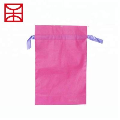 China Promotion Gift Packaging Pouches Small Handled Drawstring Bag for sale