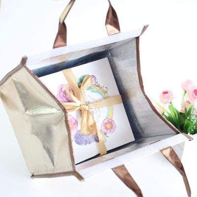 China Food Delivery Grocery Bag Carrier Insulated Folding Waterproof Extra Waterproof Cake Bag for sale