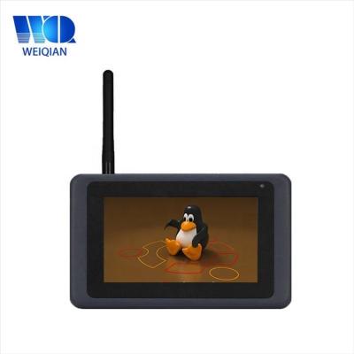 China 4.3inch Linux Panel PC Fanless Mini Industrial Panel Embedded Computer 4.3 Inch for sale