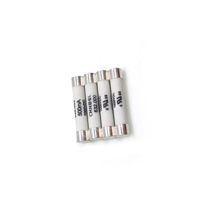 China Multimeter Ceramic Tube , Silver Plated Copper Cap Multimeter Fuse 6*32mm 1000V 400mA Fuse for sale