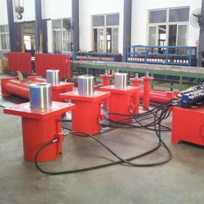 China Construction Jacks Price 200T Hydraulic Cylinder Lifting Pushing Jack Double Acting Hydraulic Solid Plunger for sale