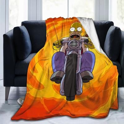 China Amazon Simpson Rich Super Soft Warm Family Four Seasons Anti-Static Durable Blanket for Sofa Bed Living Room Children Boys Girls for sale