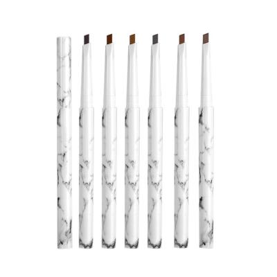 China Double End Eyebrow Pencil Marble Eyebrow Pencil Private Label Waterproof Eyebrow Pencil Waterproof for sale