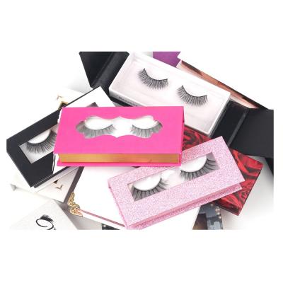 China Eyelash Packaging Box Recyclable Paper Box Your Own Eyelash Box for sale