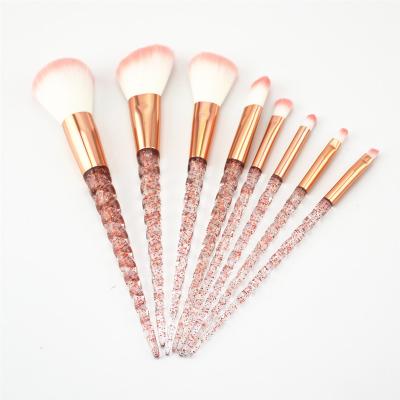 China Angular blush wholesale bling makeup brushes with bag make up brush private label face make up brush for sale