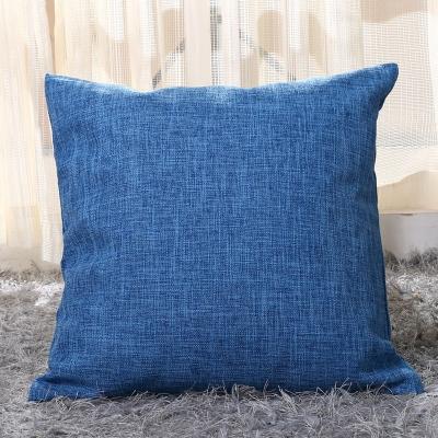 China Anti-Static Hotel Square Throw Pillow Case For Girl Room, Woven Linen Cushion Cover Cushion Cover Without Filler/Velvet Pillow Covers 18 x 18 for sale