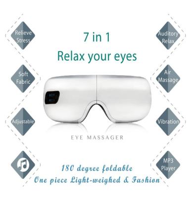 China Music Output Relieve Puffy Eyes Heat Vibration Wave Eye Massager for sale